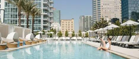 Una piscina climatizada
