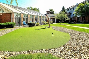 Property grounds - South Bend | Irish Game Stay | Pool + Hot Tub (Mishawaka)