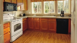 Microwave, coffee/tea maker