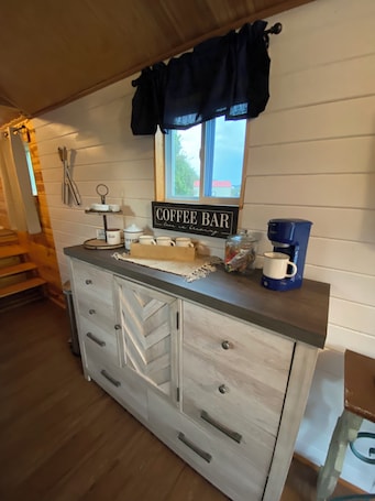Interior. Tiny River Home Perfect Getaway