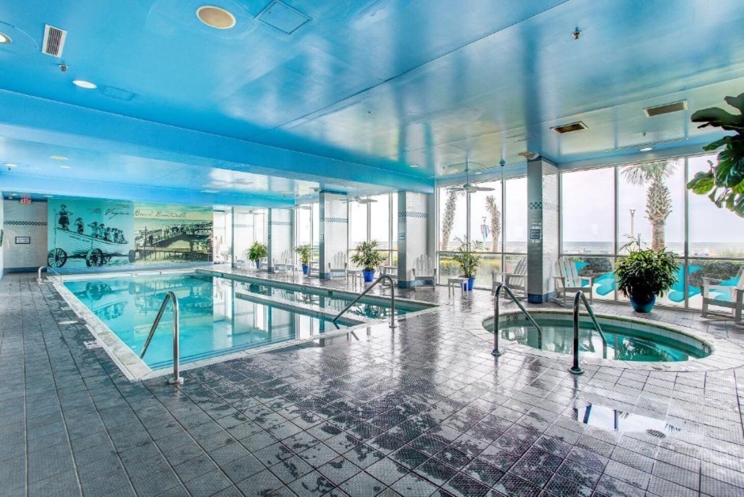 Piscine couverte, piscine chauffée