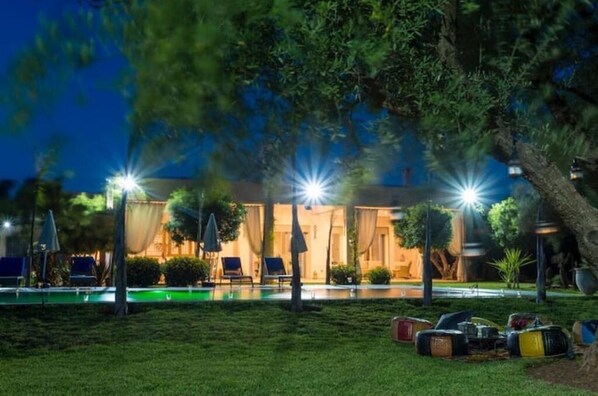 Alberca al aire libre 