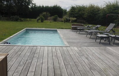 Maison Normande Typique Neuve 4p Piscine Chauffée