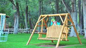 Children’s area - Payson | Secluded Cabin Retreat | Pool + Hot Tub (Payson)