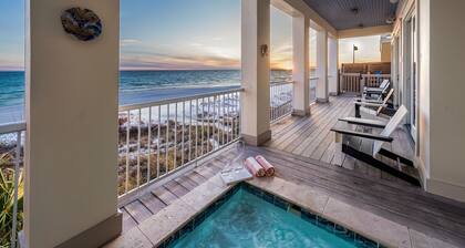 Luxury on the Beach: Private Pool, Beachfront, 5 Kings, Beach Svc