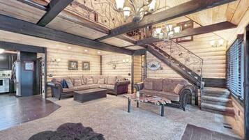 Smart TV y chimenea
