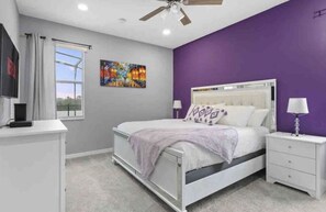 4 bedrooms, iron/ironing board, travel crib, free WiFi