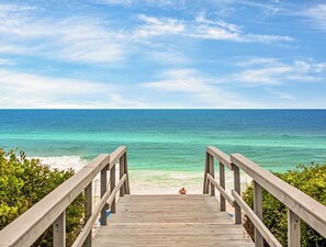 Private boardwalk to white-sand beach and breathtaking turquoise views - Blue Haven 30A - Gulf View | Private Beach Access (Seacrest Beach)
