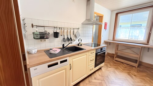 Appartement de vacances acceptant les chiens Wildbach 80 m², 2 chambres, sauna infrarouge, max. 4 personnes