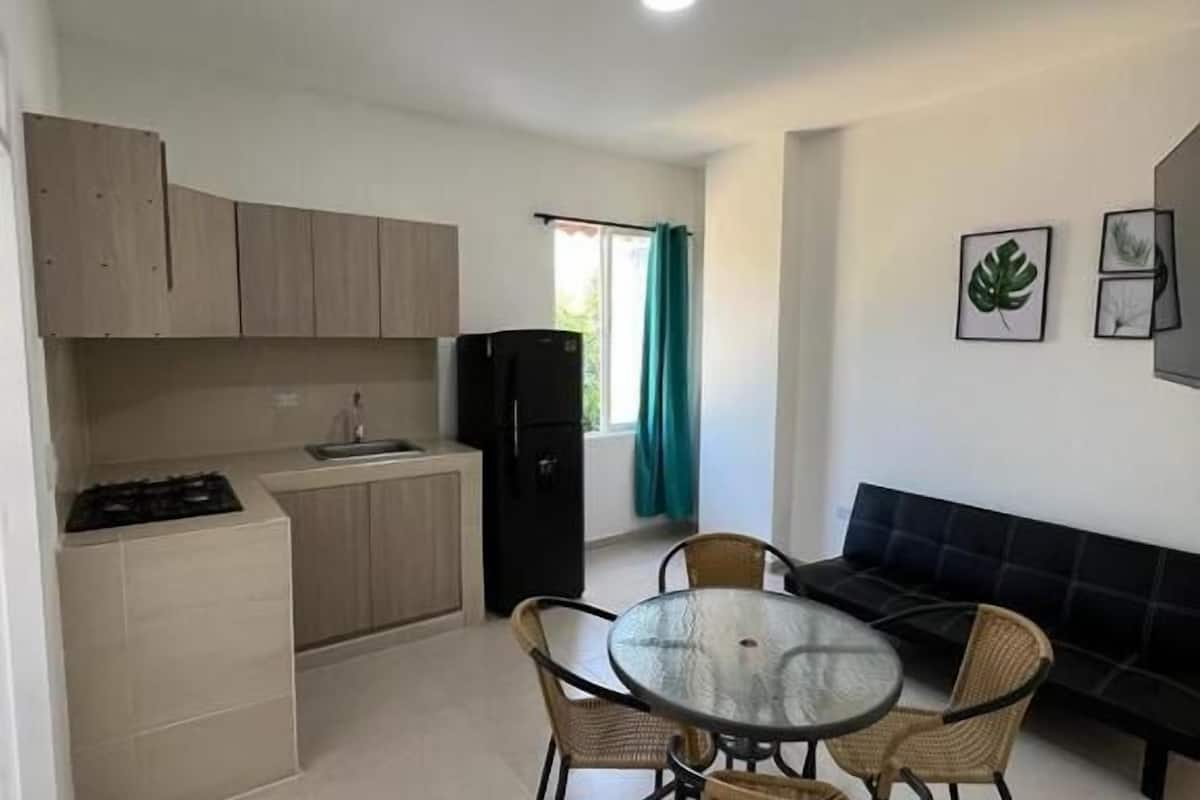 standard apartment, 1 bedroom | living area | 32-inch flat-screen tv with cable channels