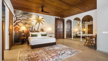 Deluxe Villa, 4 Bedrooms, Bathtub, Pool View | 4 bedrooms, premium bedding, in-room safe, desk