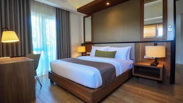 Suite | 1 dormitorio, caja fuerte, escritorio y tabla de planchar con plancha