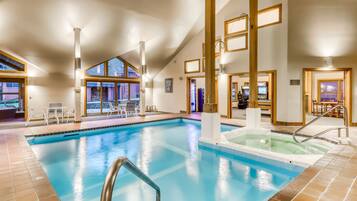 Indoor pool, a heated pool