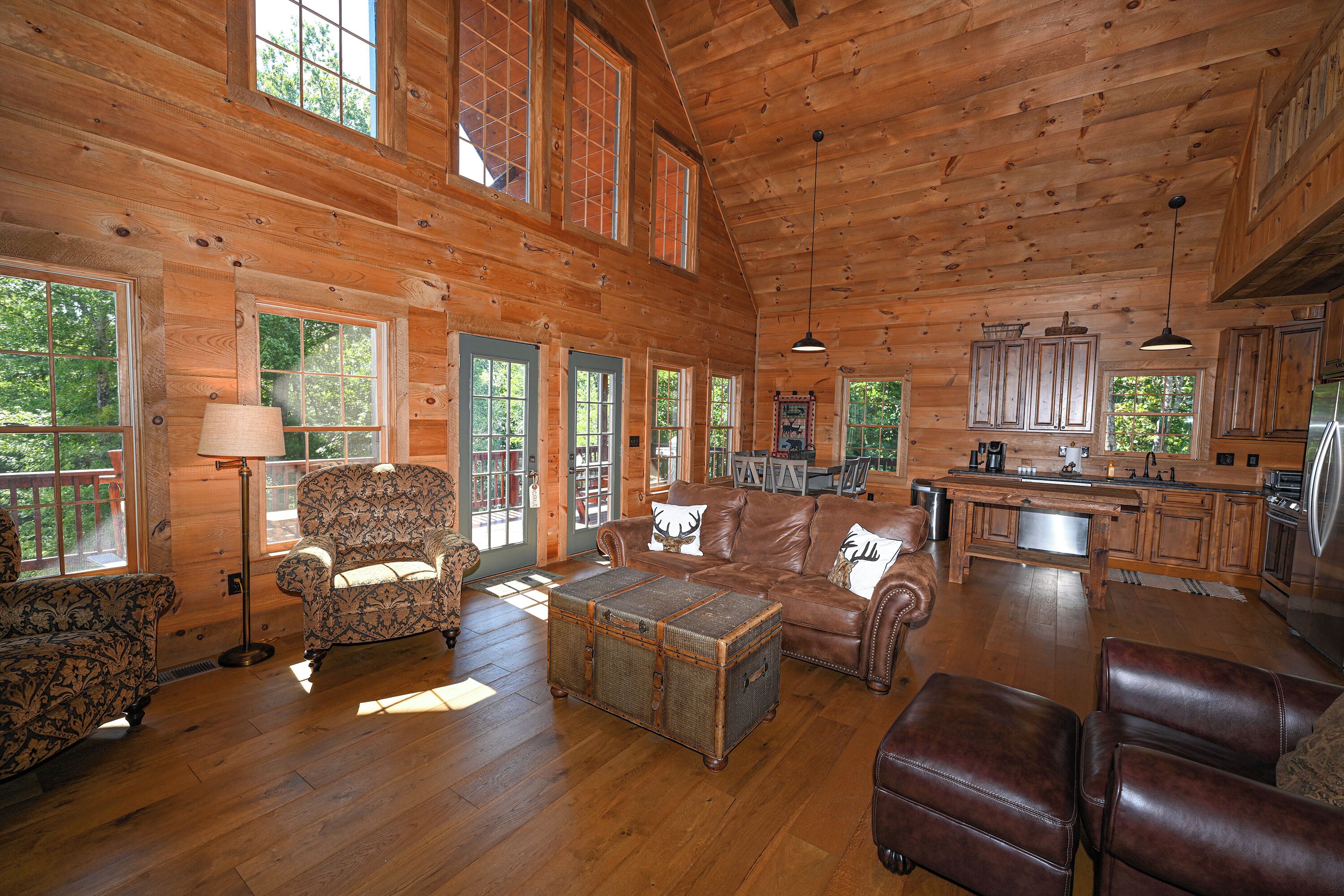 Smart TV, fireplace, video games, books