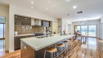 65-inch TV with cable channels