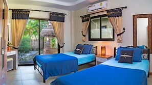 5 bedrooms, in-room safe, iron/ironing board, travel crib