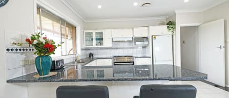 Family House | Private kitchen | Fridge, microwave, oven, dishwasher