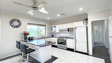 Family House | Private kitchen | Fridge, microwave, oven, dishwasher