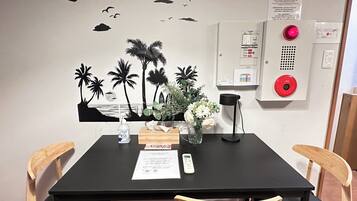 Basic House | Living area | 32-inch TV with cable channels