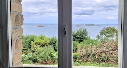 Maison Le Panorama Tadou Coz - 100% vue mer Ă 5-10 min des plages