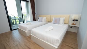 Cofres nos quartos, escrivaninha, Wi-Fi de cortesia, roupa de cama