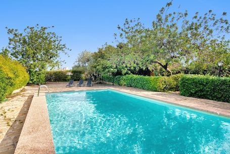 Pool. Vacation Home "La Pedrera" with Sea View, Private Pool & Private Terraces