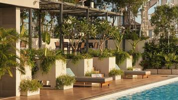 Piscine sur le toit