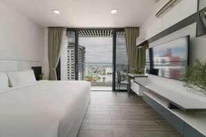 Premium Duplex, 2 Bedrooms | Down duvets, pillow-top beds, in-room safe, desk - Noden Hotel & Apartment (Phnom Penh)