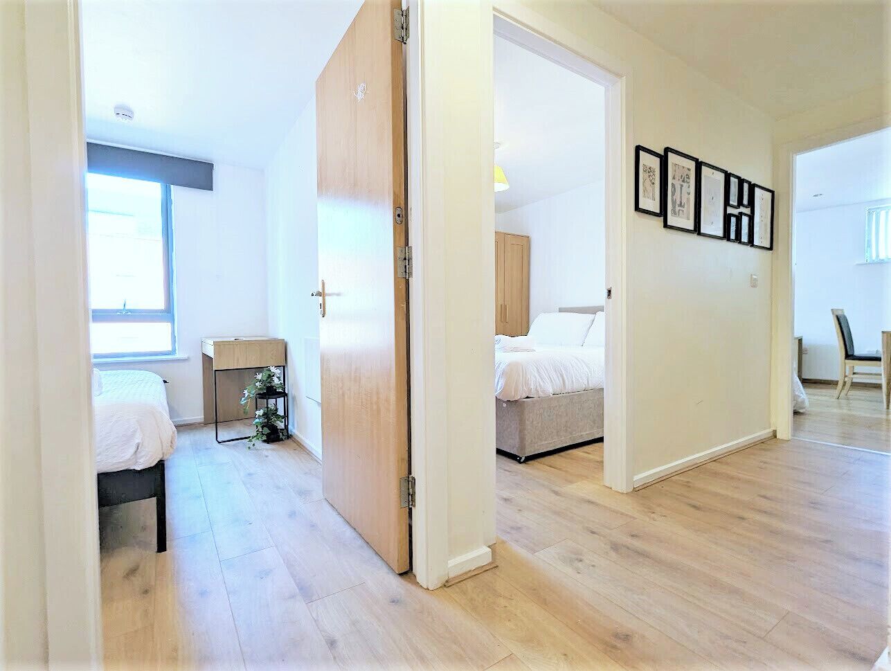 2 bedrooms, desk, iron/ironing board, free WiFi