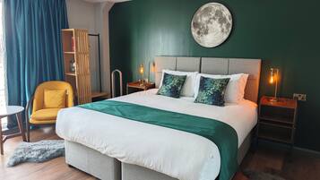 Deluxe Room, Balcony, Partial Sea View | Premium bedding, Select Comfort beds, desk, laptop workspace