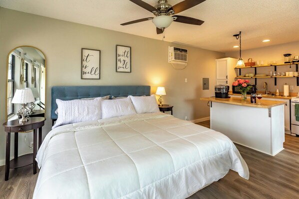 1 bedroom, iron/ironing board, free WiFi, bed sheets