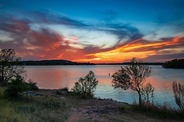Inks Lake nearby! (this is not our property)