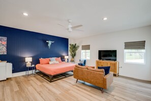 1 quarto, escrivaninha, ferros/tábuas de passar roupa, Wi-Fi