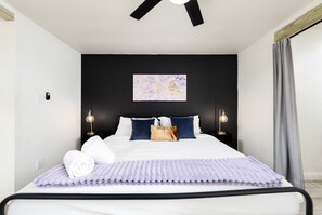 3 bedrooms, iron/ironing board, travel cot, WiFi