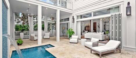 Una piscina climatizada