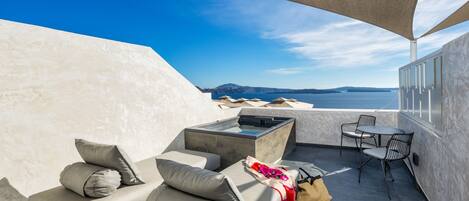 Suite outdoor Tub Sea View | 1 habitación, insonorización, wifi gratis y ropa de cama