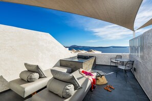 Suite outdoor Tub Sea View | 1 habitación, insonorización, wifi gratis y ropa de cama 