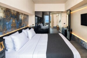 Suite outdoor Tub Sea View | 1 개의 침실, 방음 설비, 무료 WiFi, 침대 시트