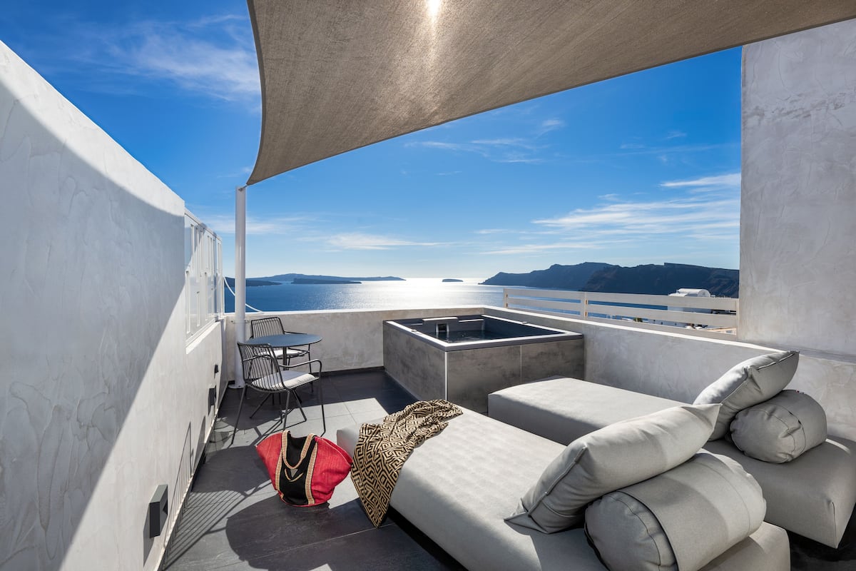 Suite outdoor Tub Sea View | 1 bilik tidur, kalis bunyi, Wi-fi percuma, cadar katil
