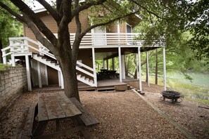 Exterior - Earth Haus Lite Riverfront Home With Huge Water Views (New Braunfels)