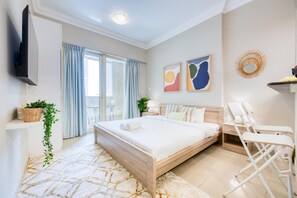 Apartment | 1 bedroom - Elite LUX Holiday Homes - Fabulous Studio - Access to Beach Metro in Dubai Marina (Dubai)