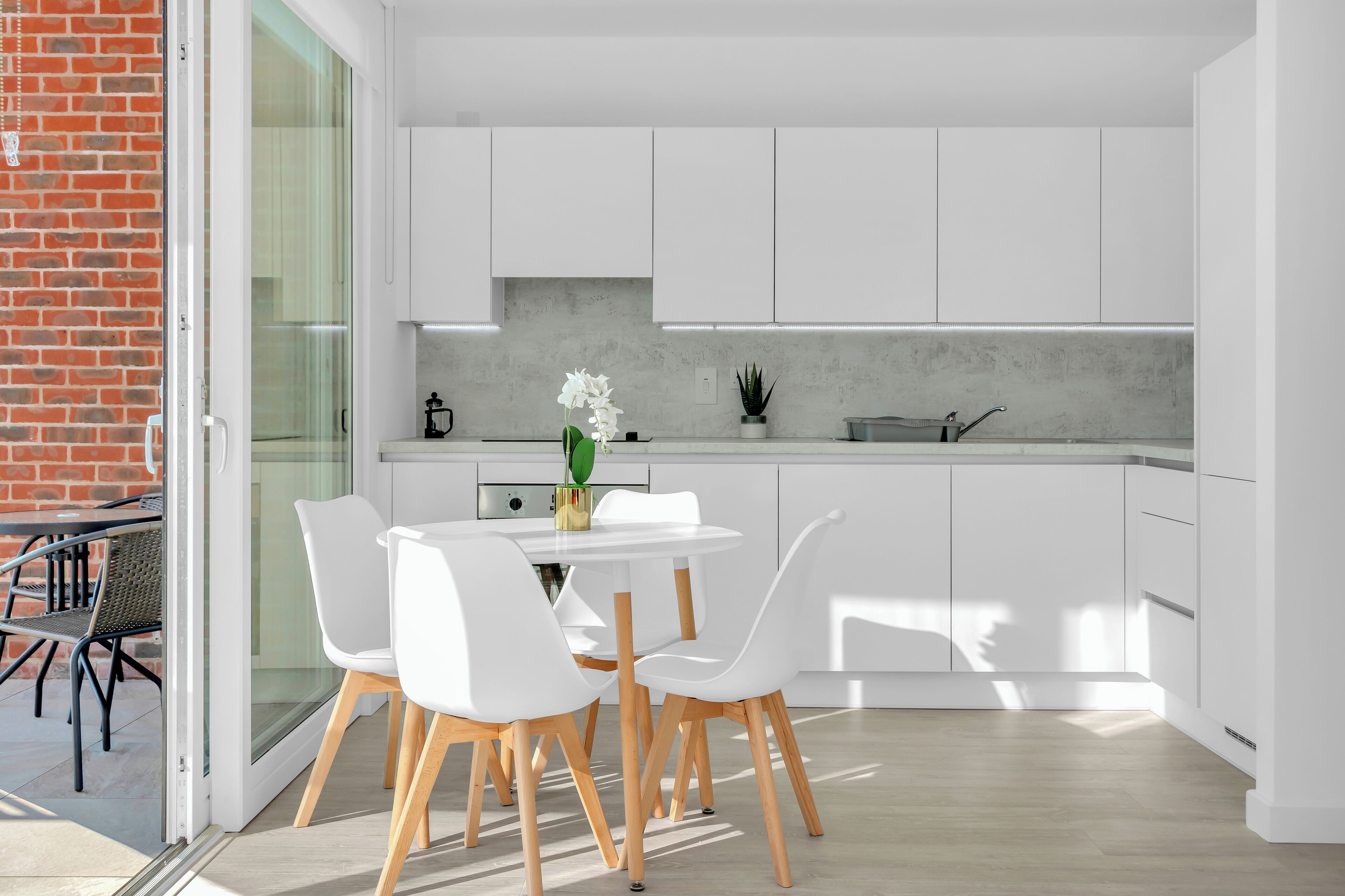 Luxury Apartment | Private kitchen | Full-sized fridge, stovetop, dishwasher, cookware/dishes/utensils