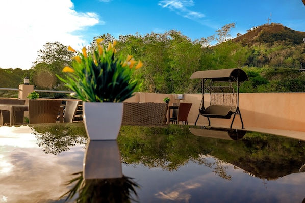 Terrasse sur le toit