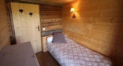 Chalet, pied des pistes de ski, sauna, cheminĂ©e ou poĂȘle Ă  bois, tĂ©lĂ©vision, 160mÂČ, Les Saisies