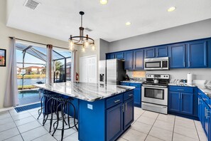 Exterior - View of Lake - Spacious Kitchen - Private Pool! (Kissimmee)