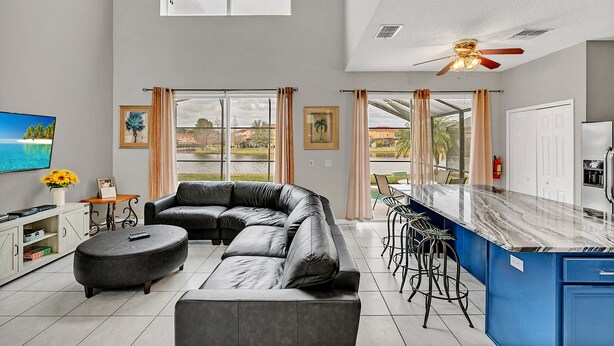 Exterior - View of Lake - Spacious Kitchen - Private Pool! (Kissimmee)