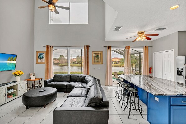 Exterior - View of Lake - Spacious Kitchen - Private Pool! (Kissimmee)