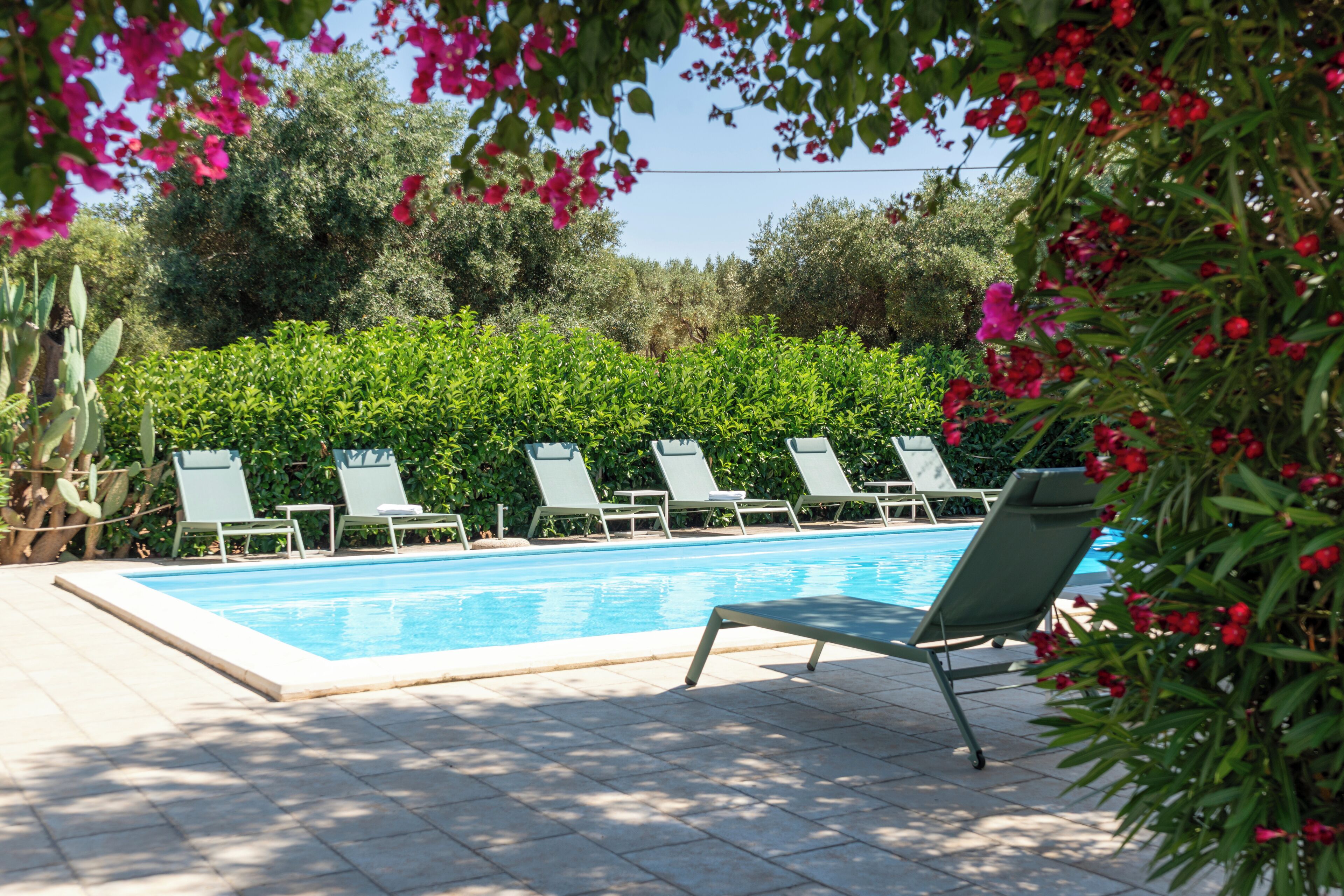 季节性开放的室外游泳池