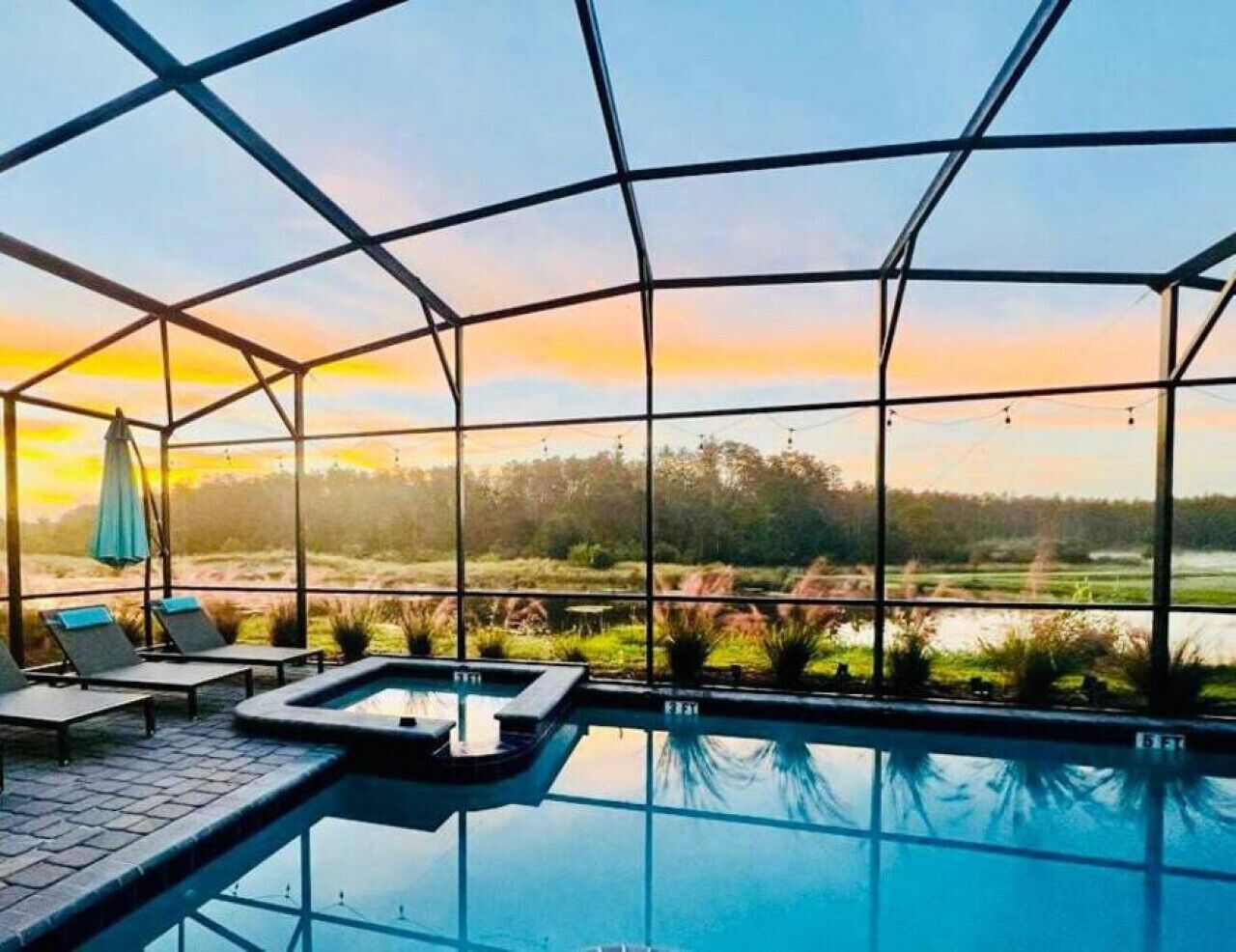 Indoor pool, a heated pool