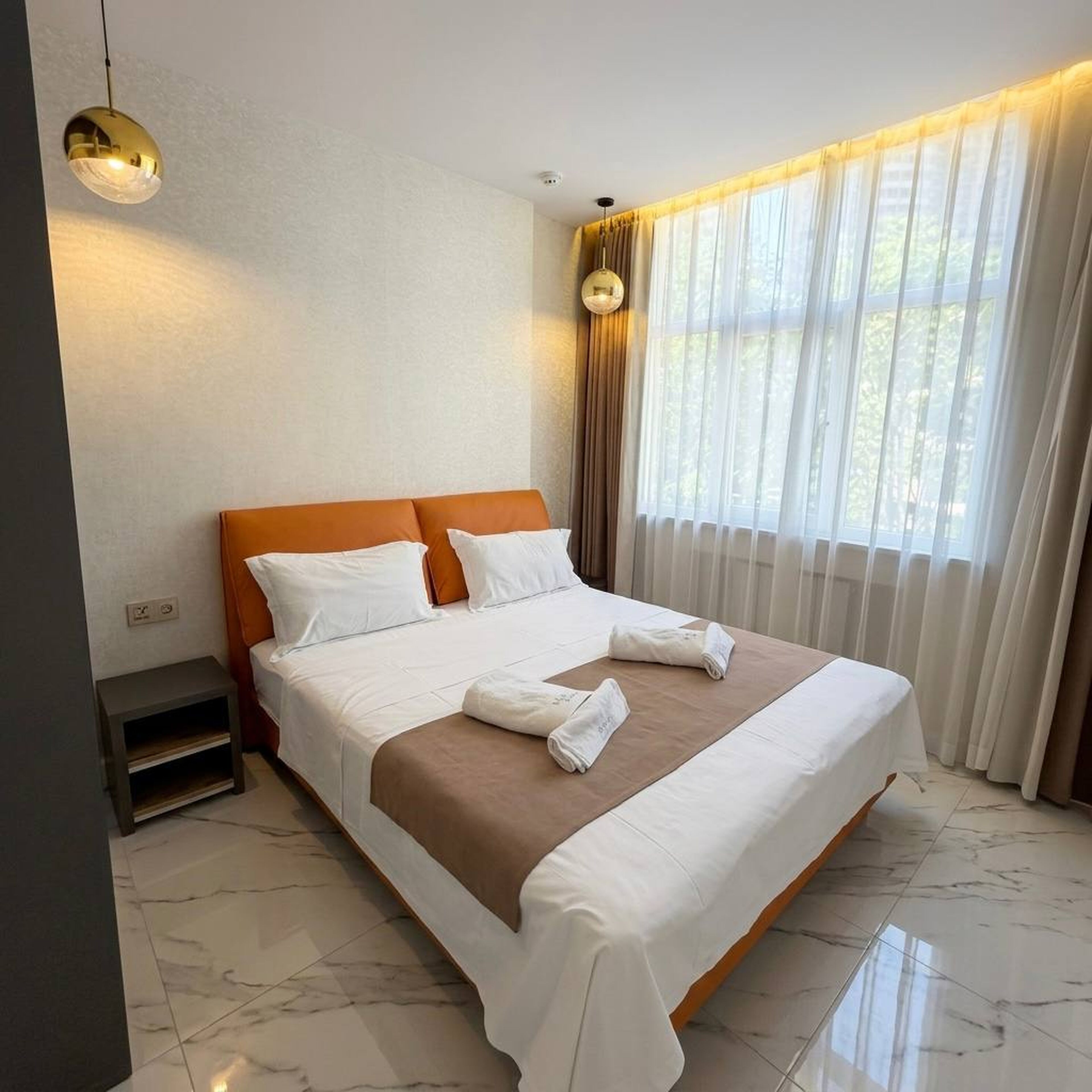 Comfort Apartment | Premium bedding, Select Comfort beds, laptop workspace
